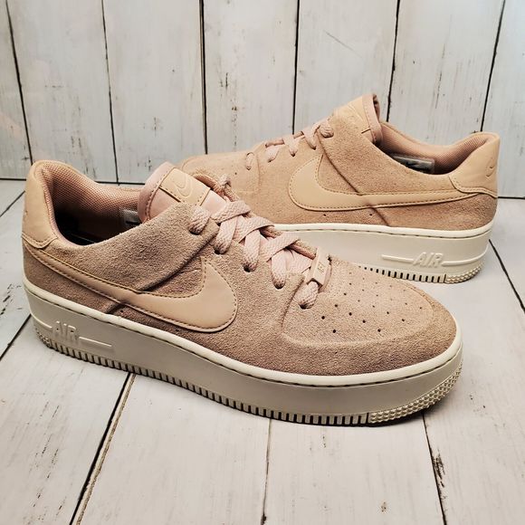 Nike AF1 Sage Low Air Force 1 Women's Sz 10 Particle Beige Sneakers AR5339-201 - Picture 1 of 11
